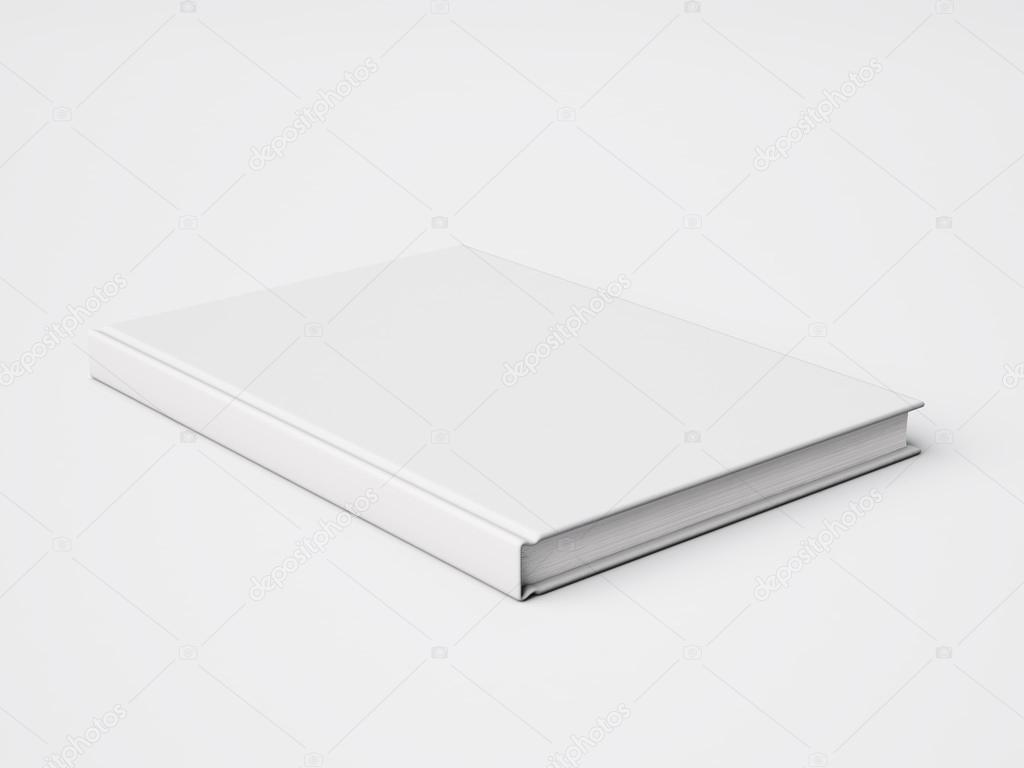 Photo of blank white book