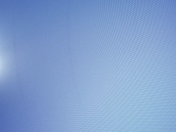 Foto de onda de grade azul detalhada. Fundo abstrato. Horizontal. Renderização 3d — Fotografia de Stock