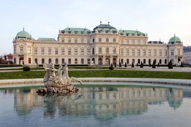 Batı Yakası barok saray üst Belvedere Viyana, Avusturya