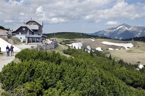 The mountain shelter Ottohaus — Zdjęcie stockowe