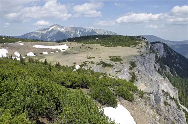 Die rax alp berge mit schneeberg — Stockfoto
