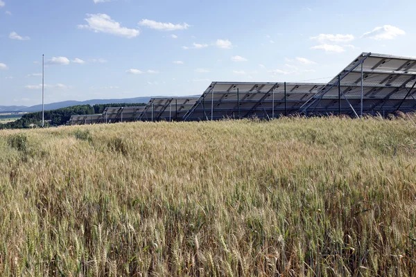 The solar panels — Stock Photo, Image