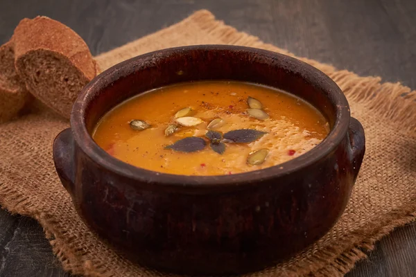 Pumpkin soup — Stock Photo, Image