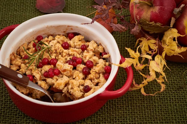 Apple crumble — Stock Photo, Image