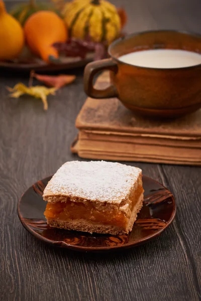 Bolo de abóbora — Fotografia de Stock