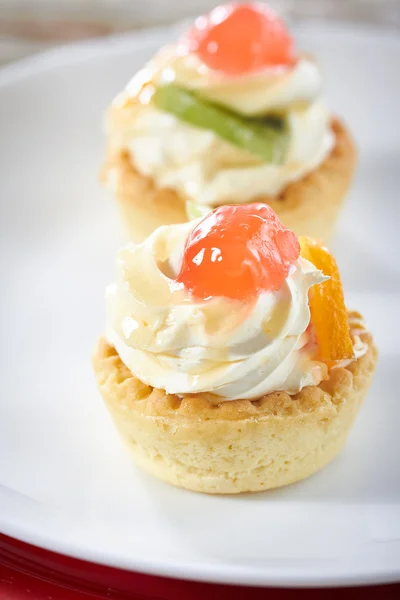 Mini-Fruchtkuchen — Stockfoto