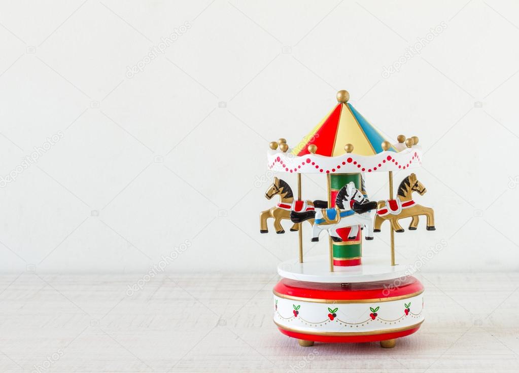 Colorful carousel toy