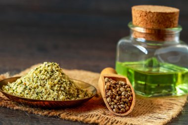 Kabuklu kenevir, tohum, yağ ve protein bar