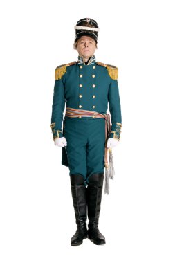 The officer of the Guards naval crew clipart