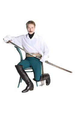 Muhafızı ile kılıç on dokuzuncu yüzyıl