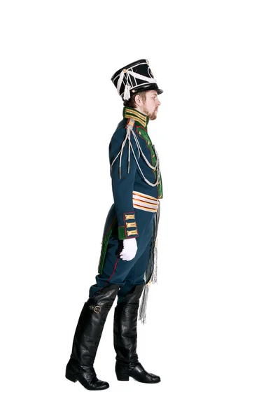 Oficer Gwardii pułku Jaeger. — Zdjęcie stockowe