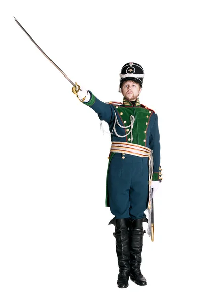 The officer of the Guards Jaeger Regiment. — Stock Photo, Image