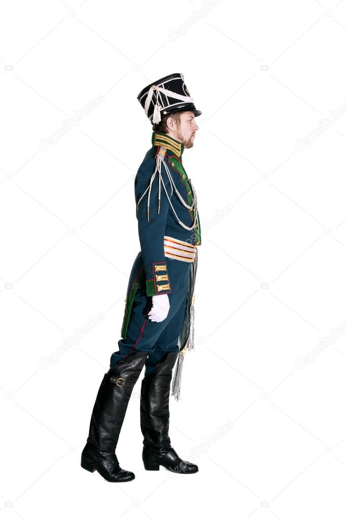 The officer of the Guards Jaeger Regiment.