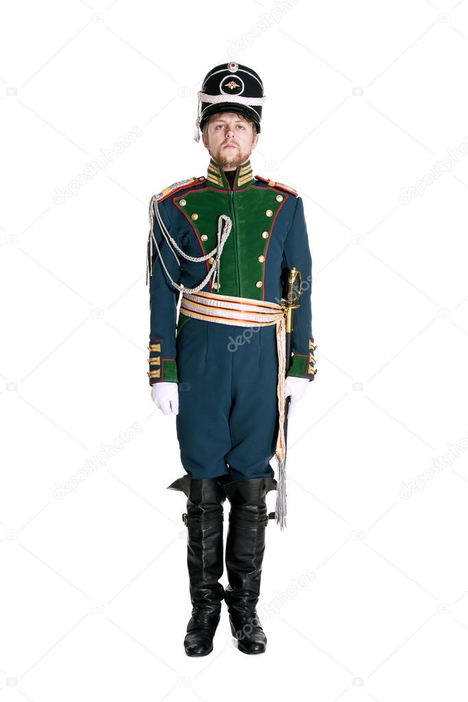 The officer of the Guards Jaeger Regiment.