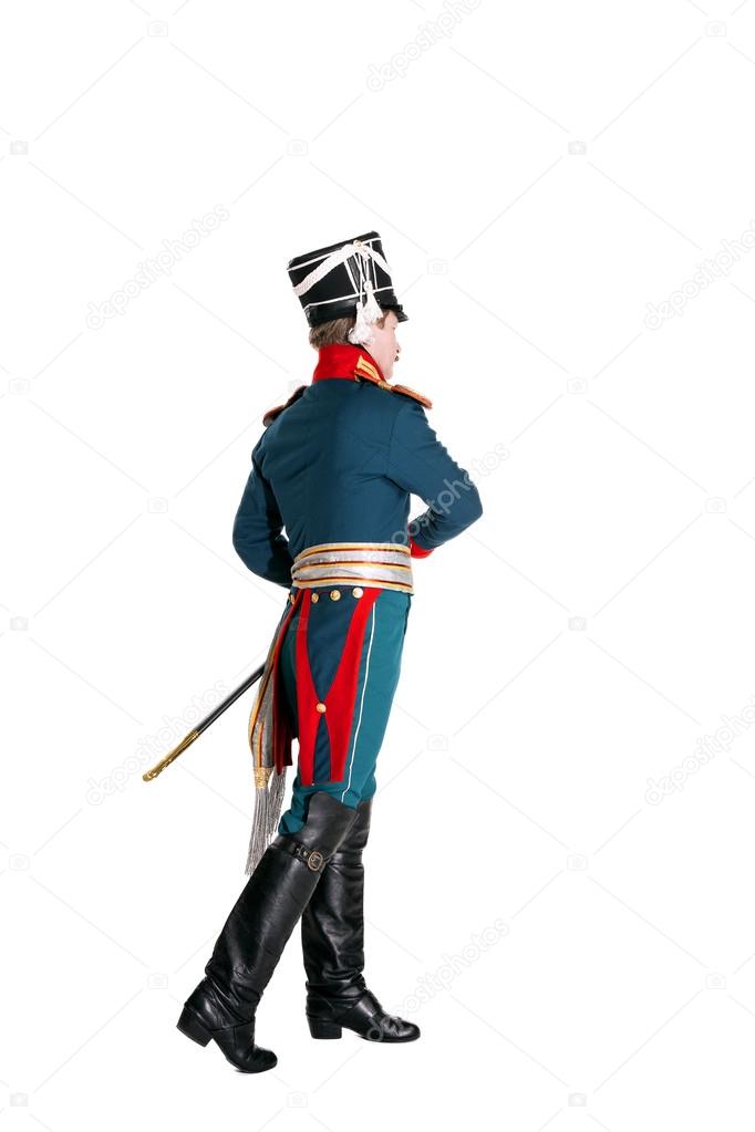 Guardsman with a saber nineteenth century