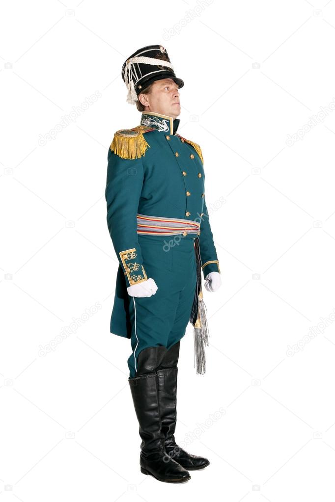 The officer of the Guards naval crew