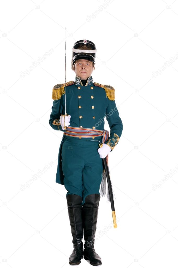 The officer of the Guards naval crew