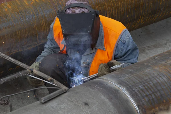 Reparatie Van Watervoorziening Riolering Stad Vervanging Van Leidingen Vergrendelingen — Stockfoto