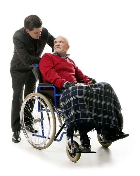 Hombre en silla de ruedas —  Fotos de Stock