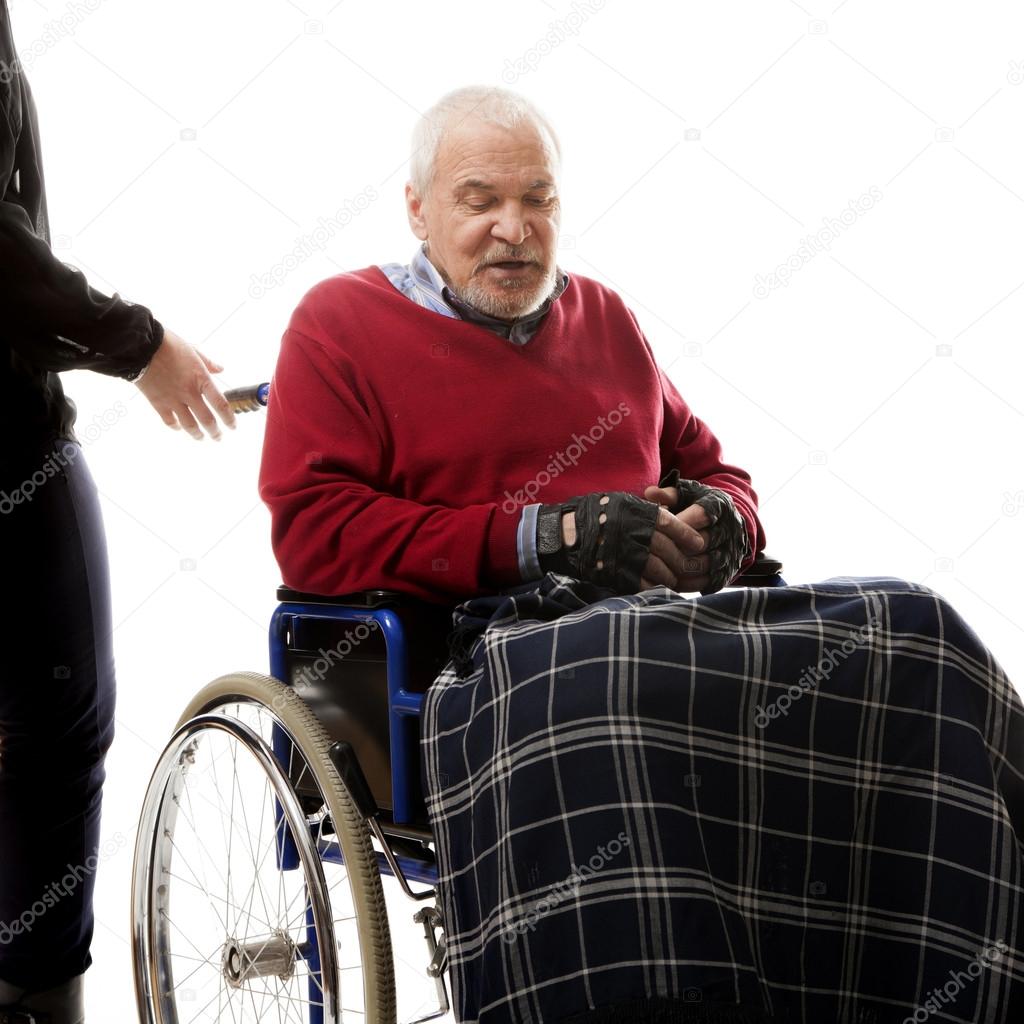 Man on wheelchair