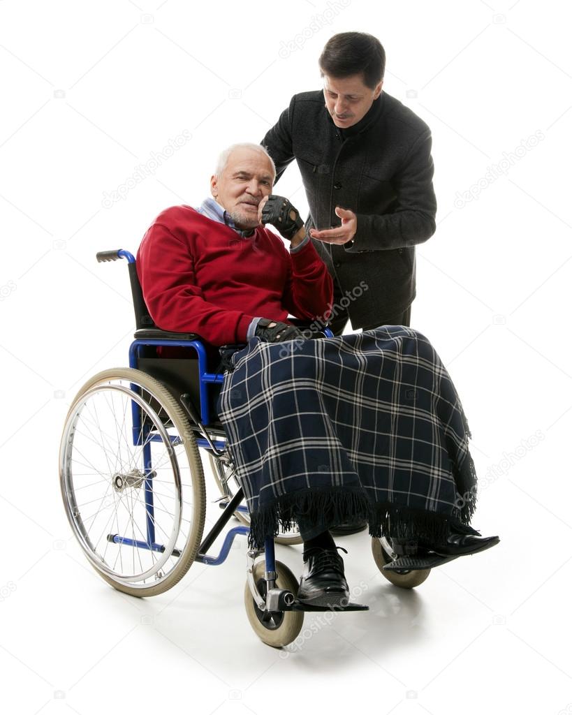 Man in wheelchair