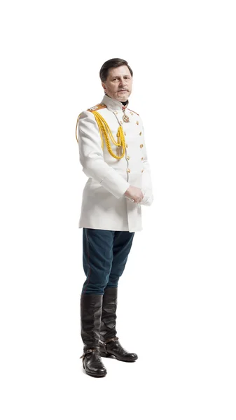 러시아 장교 코트 남자 — 스톡 사진