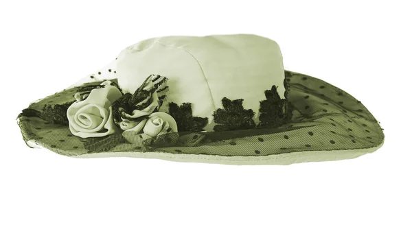 Zarif yaz panama şapka — Stok fotoğraf