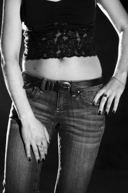 kot pantolon ince kadın