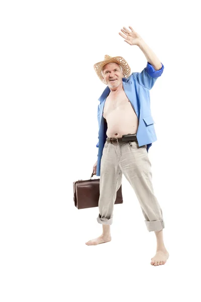 Happy elderly man — Stock Photo, Image