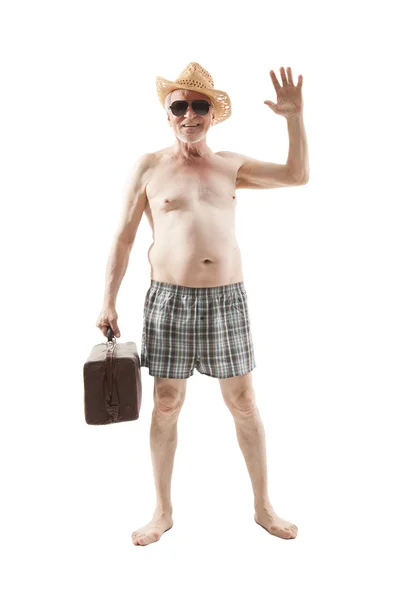 Happy elderly man — Stock Photo, Image