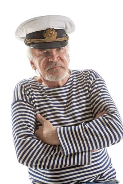 Old sailor man — Stock Photo, Image