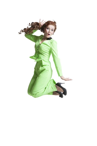 Woman in Retro costume — Stock Photo, Image