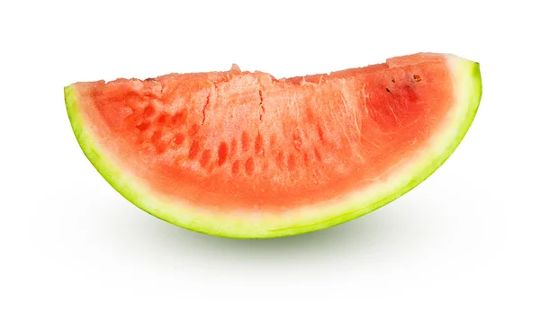 Skivad vattenmelon isolerade — Stockfoto