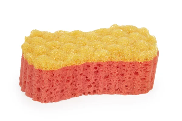 Red-orange bath sponge — Stock Photo, Image