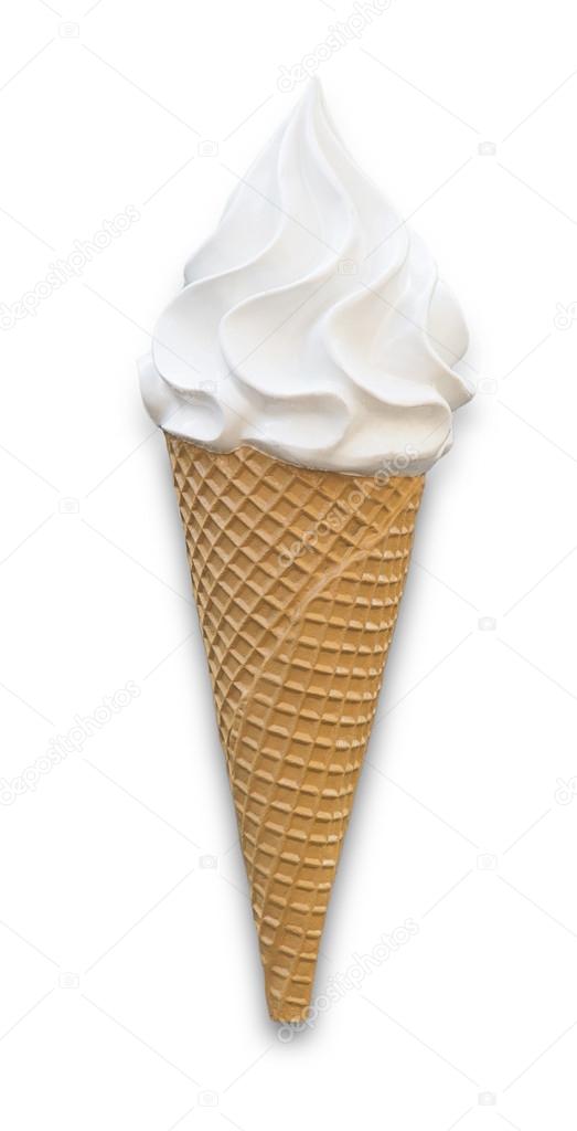 Close-up of a plastic ice-cream