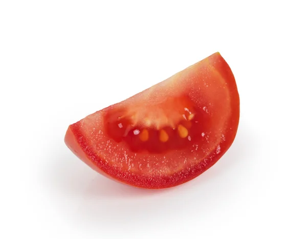 Färsk tomat skiva — Stockfoto