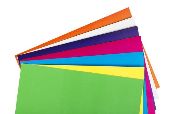 Close up colorful paper — Stock Photo, Image