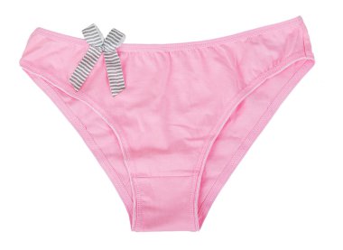 Kadın külot yay ile pembe