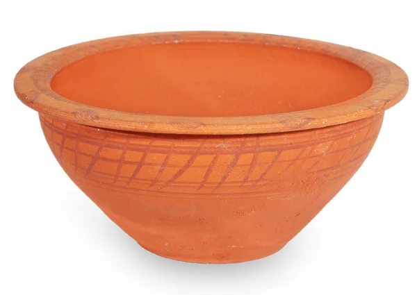 Old clay bowl — Stock Photo, Image