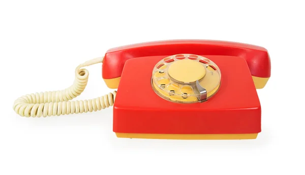 Czerwony telefon — Zdjęcie stockowe