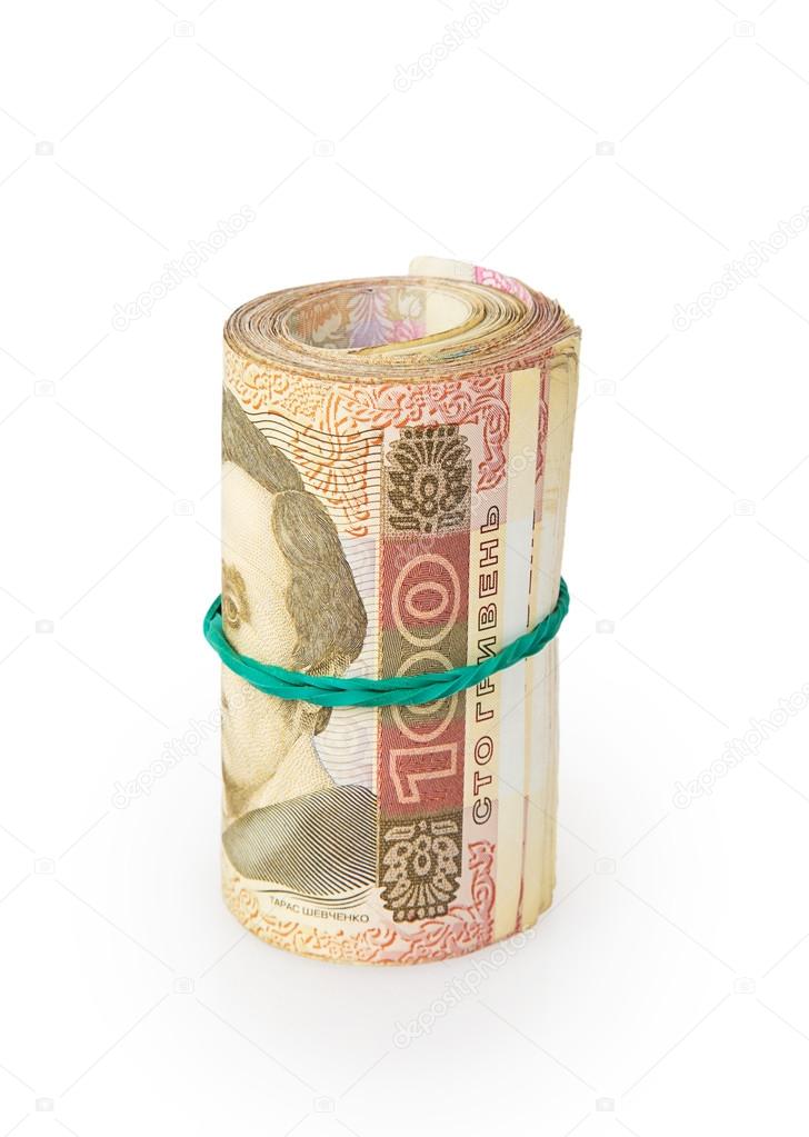 Bank Roll of Ukrainian hryvnia