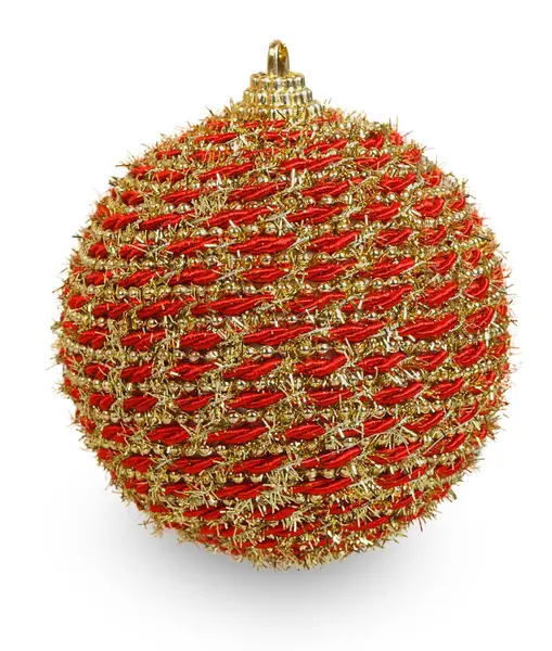 Red Christmas ball — Stock Photo, Image