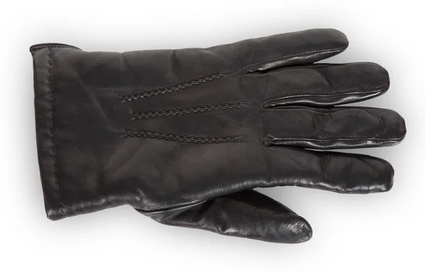 Black leather glove — Stock Photo, Image