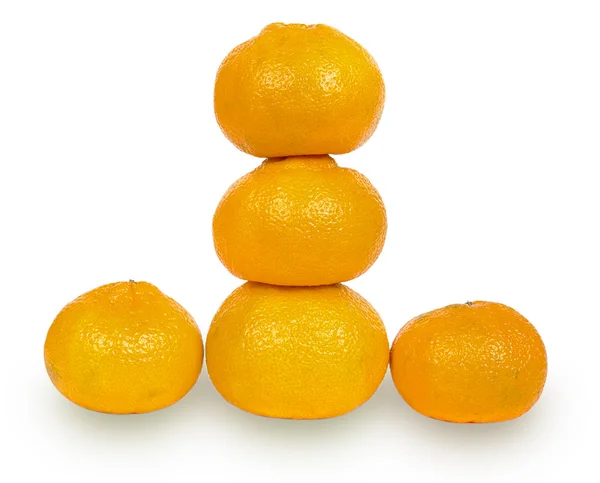 Yellow tangerines — Stock Photo, Image