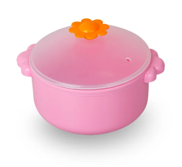 Pink toy pan — Stock Photo, Image