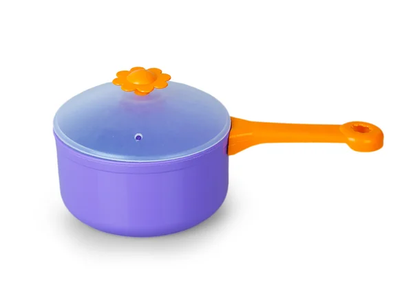 Purple toy pan — Stock Photo, Image