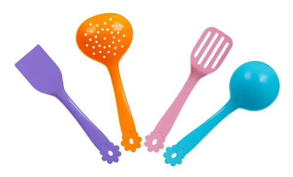 Set of toy kitchen utensils — Stock Photo, Image