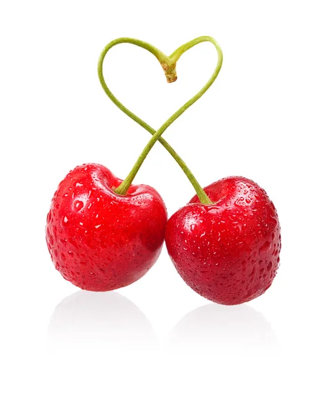 Cherry love sign — Stock Photo, Image