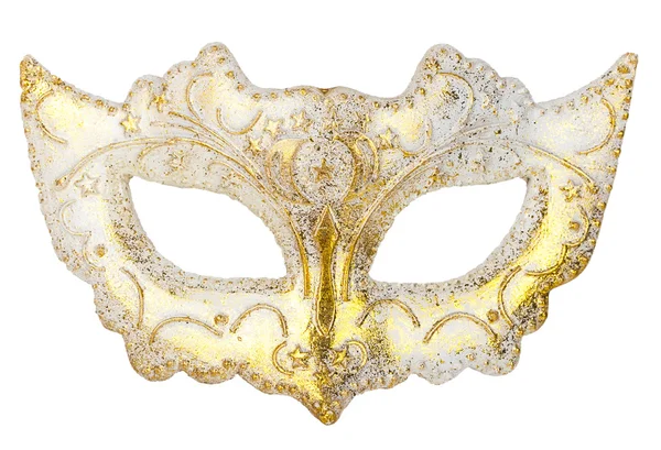 Beyaz maske dekorasyon Noel ağacı üzerinde