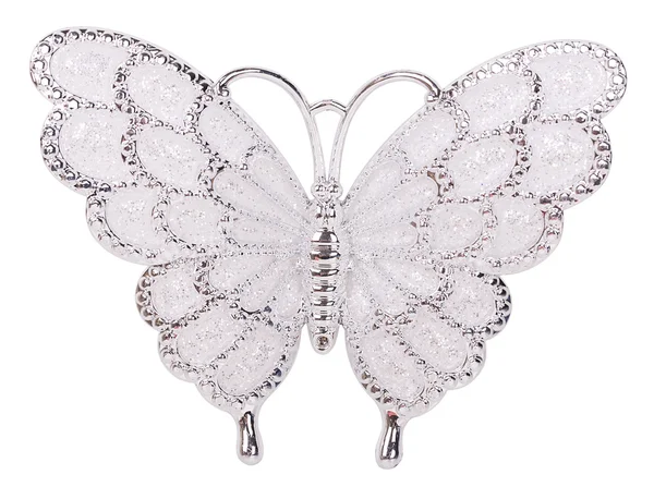 White butterfly decoration — Stock Photo, Image